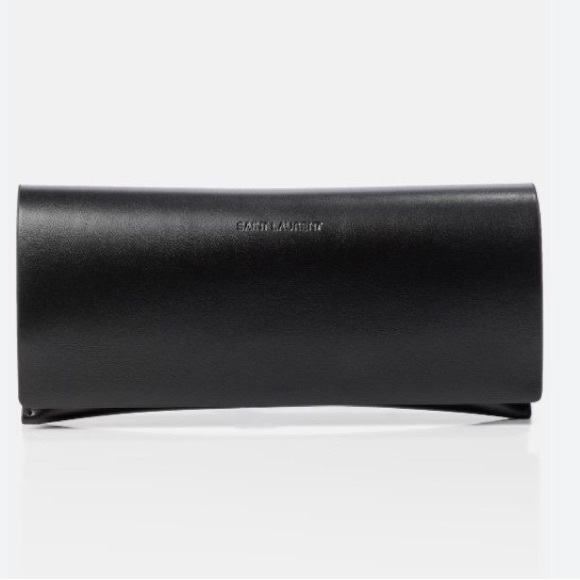 NEW SLM127/F 001 CAT EYE WOMEN SAINT LAURENT BLACK SUNGLASSES SL M127/F 001 - Picture 3 of 3